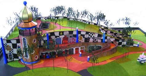 Hundertwasser Gallery Whangarei model